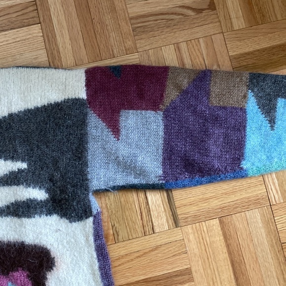 Llama Vintage Sweater Size Medium - Picture 6 of 9